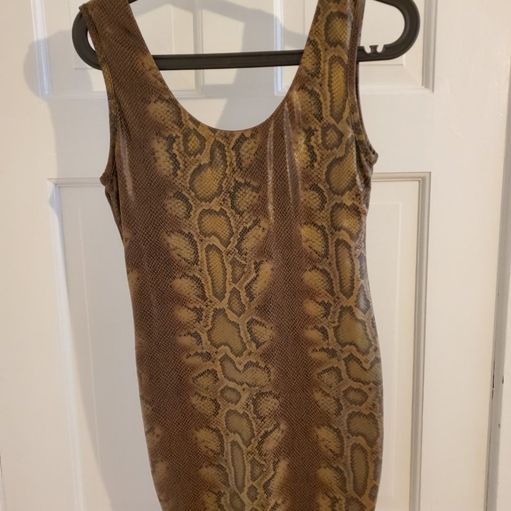 Snake Skin  night out dress